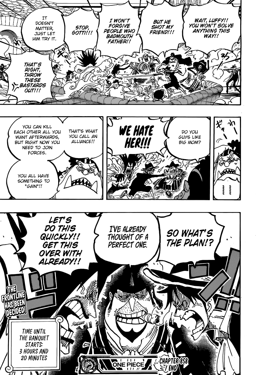 One Piece, Chapter 858 image 20